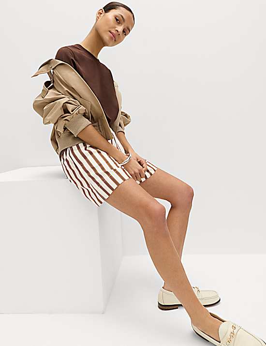 Tailored Striped Longline Waistcoat