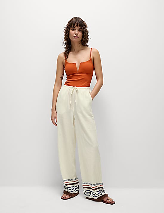 Tailored Striped Longline Waistcoat