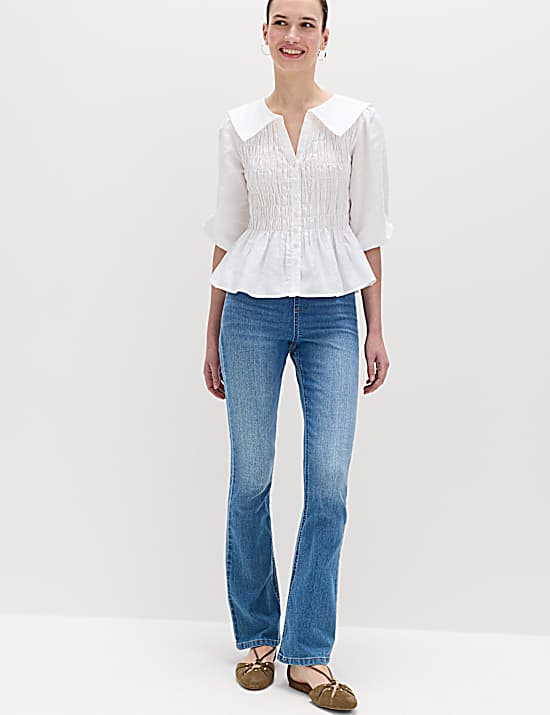 Tailored Striped Longline Waistcoat