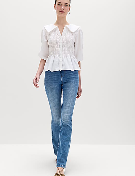 Tailored Striped Longline Waistcoat