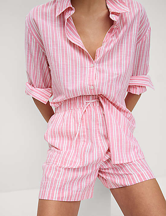 Tailored Striped Longline Waistcoat