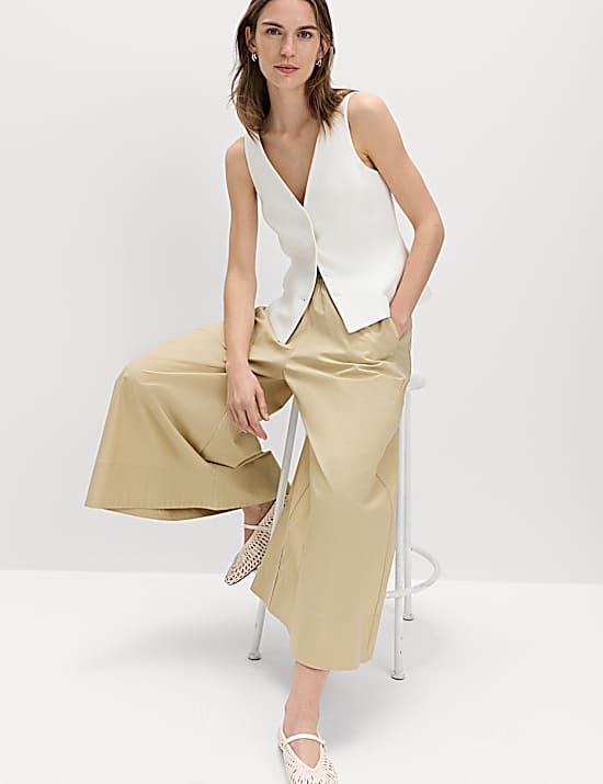 Tailored Striped Longline Waistcoat