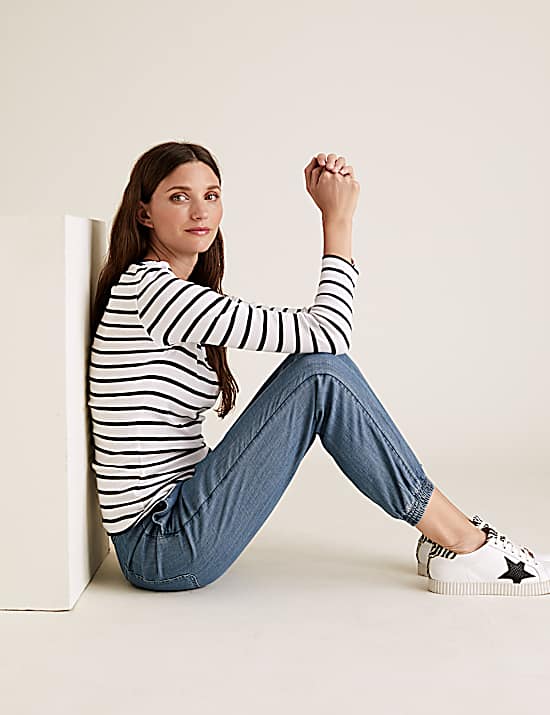 Tailored Striped Longline Waistcoat
