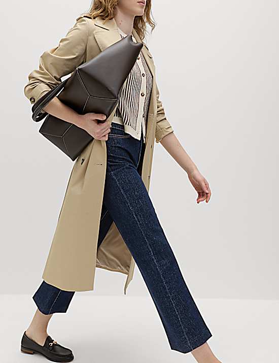 Tailored Striped Longline Waistcoat