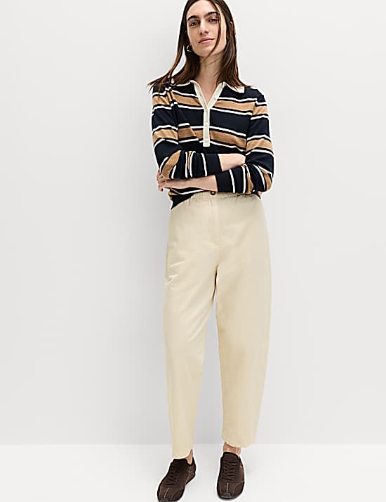 Tailored Striped Longline Waistcoat