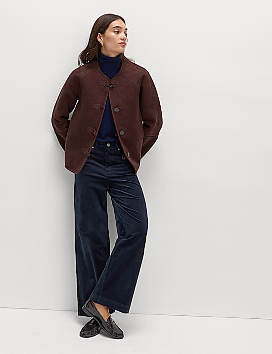 Tailored Striped Longline Waistcoat