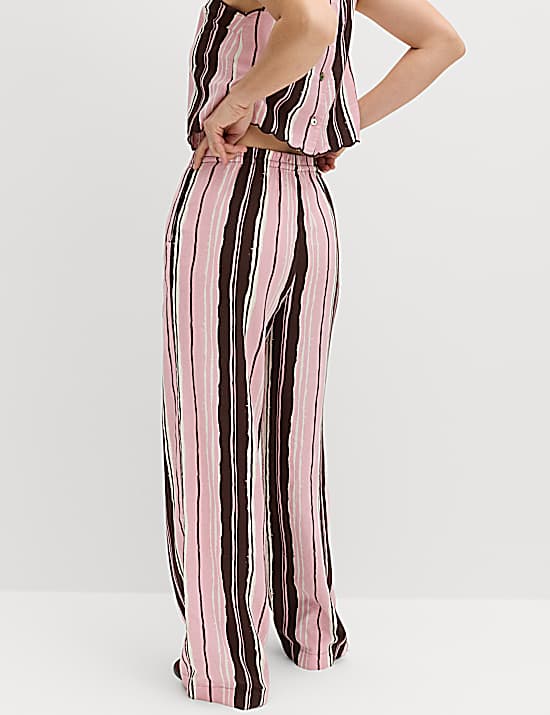 Tailored Striped Longline Waistcoat
