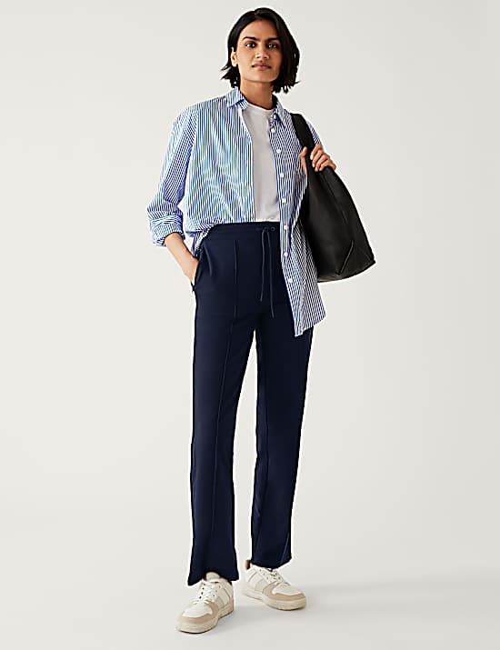 Tailored Striped Longline Waistcoat