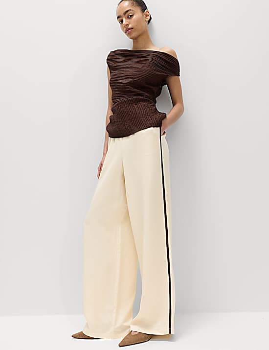 Tailored Striped Longline Waistcoat