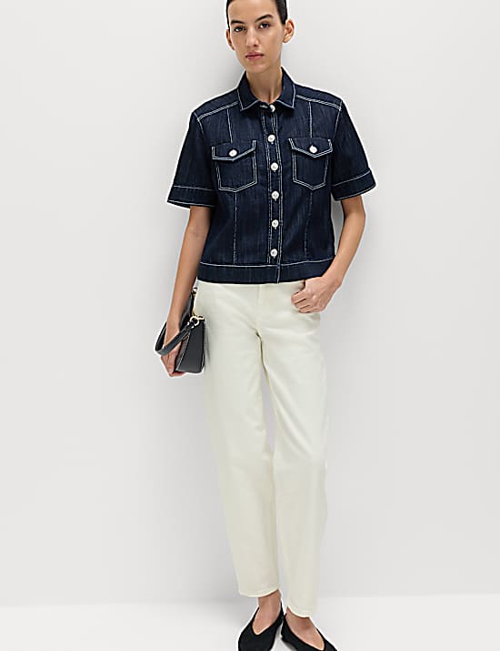 Tailored Striped Longline Waistcoat
