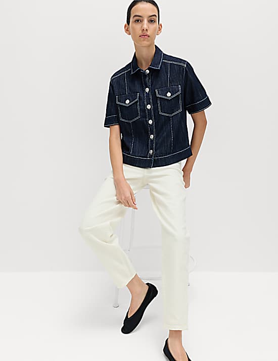 Tailored Striped Longline Waistcoat