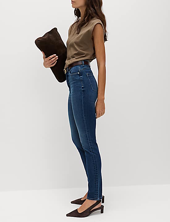Tailored Striped Longline Waistcoat
