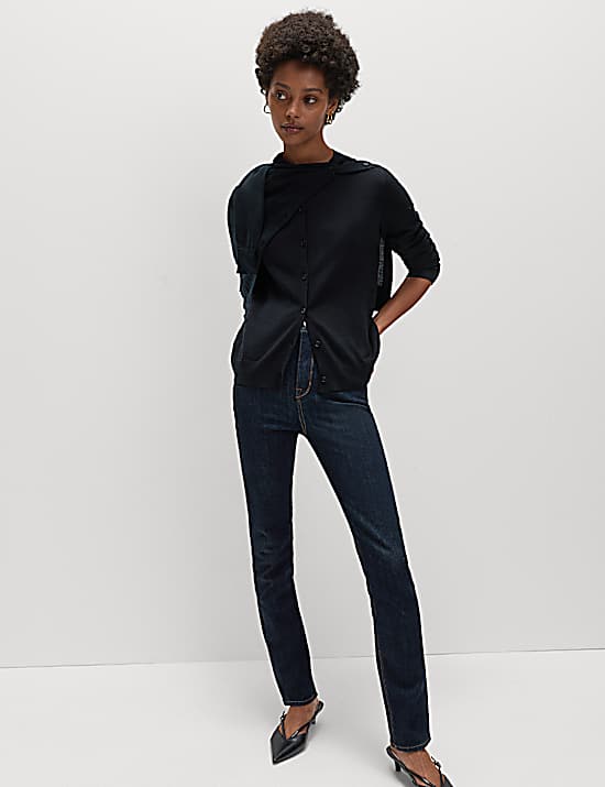 Tailored Striped Longline Waistcoat