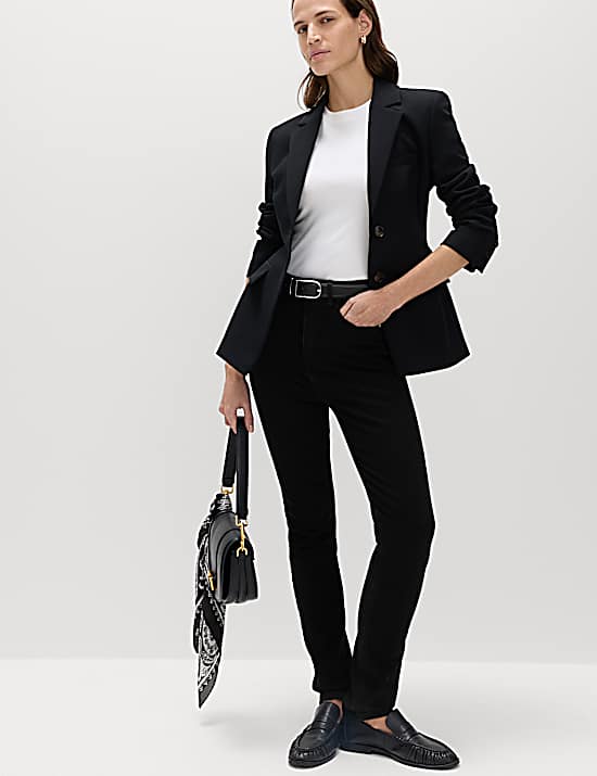 Tailored Striped Longline Waistcoat