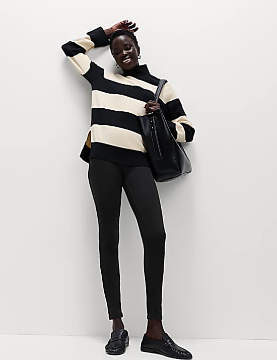 Tailored Striped Longline Waistcoat