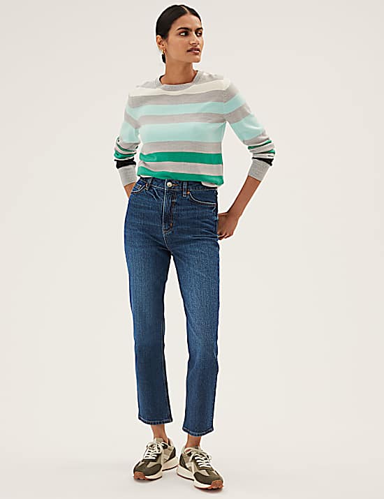 Tailored Striped Longline Waistcoat