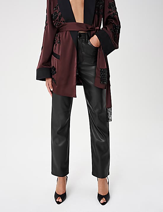 Tailored Striped Longline Waistcoat