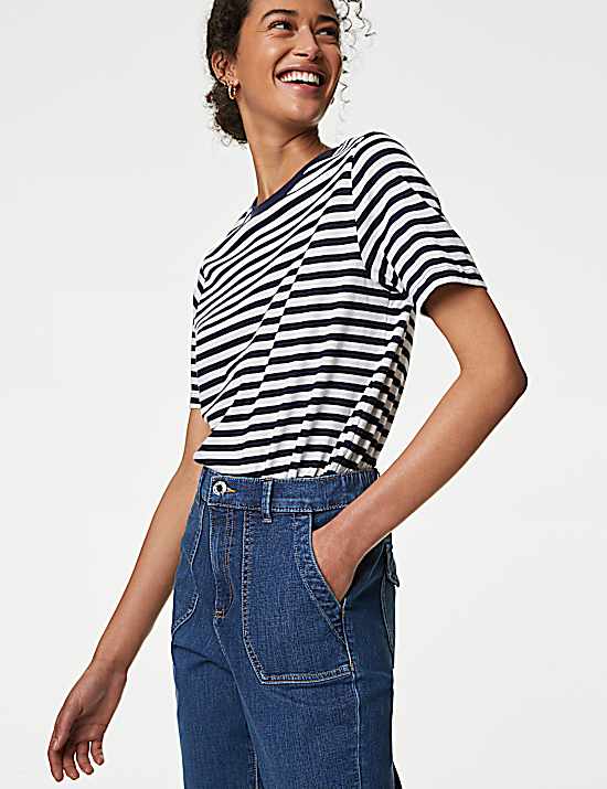 Tailored Striped Longline Waistcoat