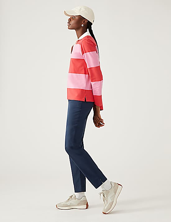 Tailored Striped Longline Waistcoat