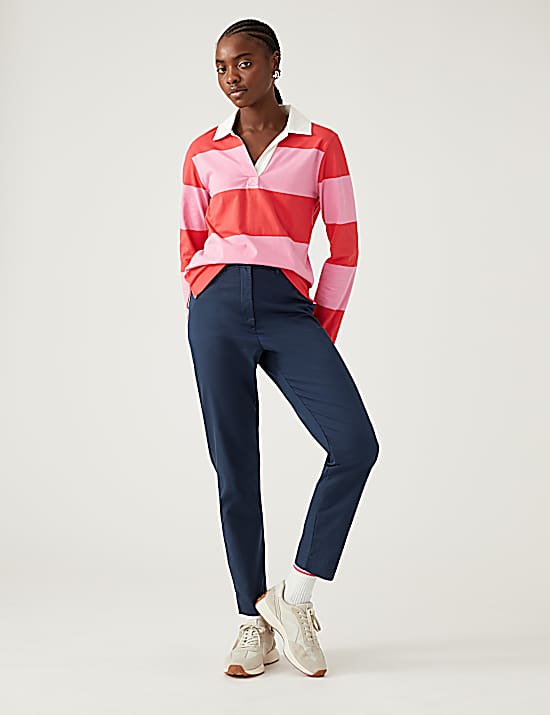 Tailored Striped Longline Waistcoat