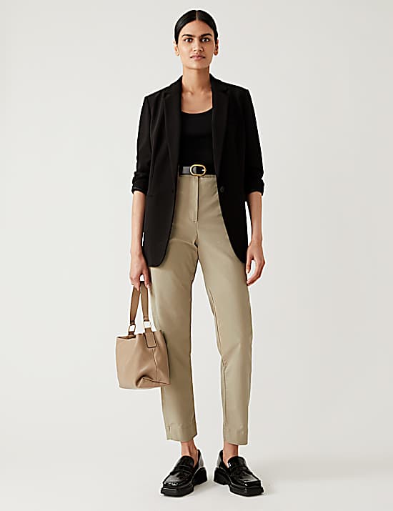Tailored Striped Longline Waistcoat