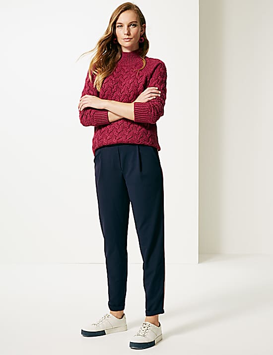 Tailored Striped Longline Waistcoat