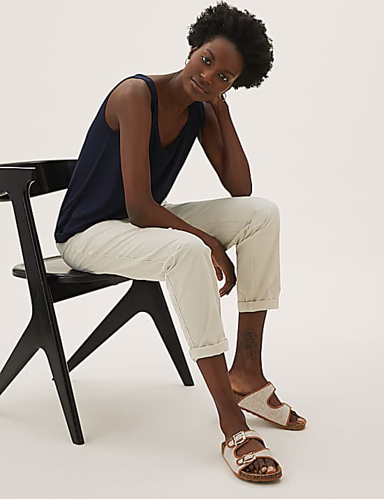 Tailored Striped Longline Waistcoat