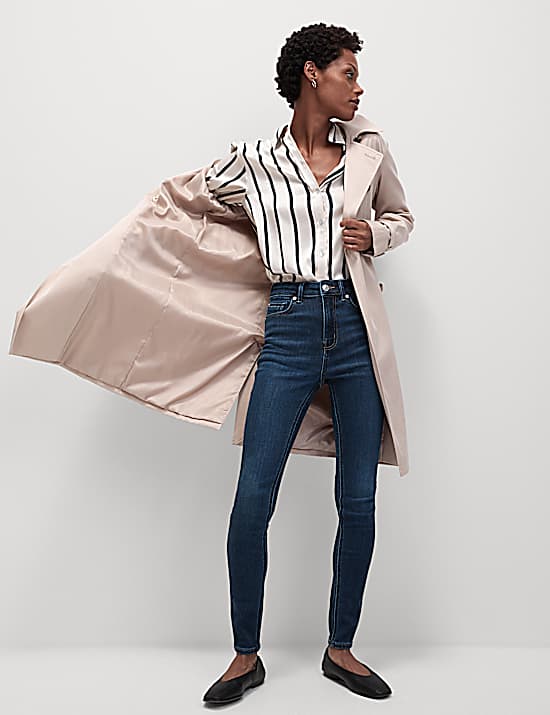 Tailored Striped Longline Waistcoat