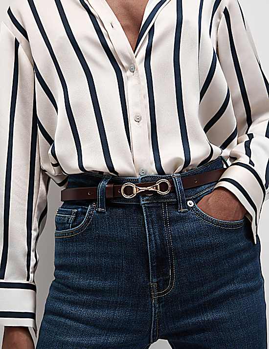 Tailored Striped Longline Waistcoat