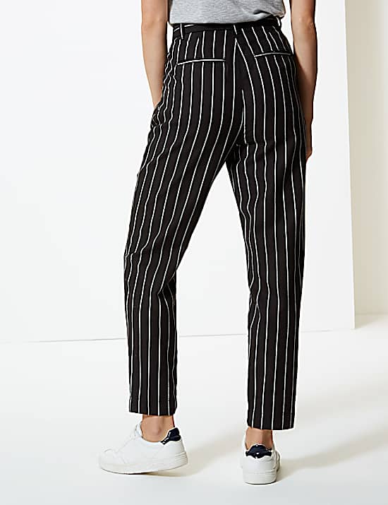 Tailored Striped Longline Waistcoat