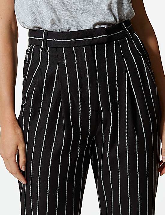 Tailored Striped Longline Waistcoat