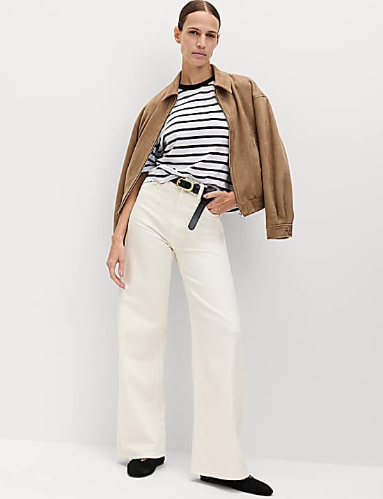 Tailored Striped Longline Waistcoat