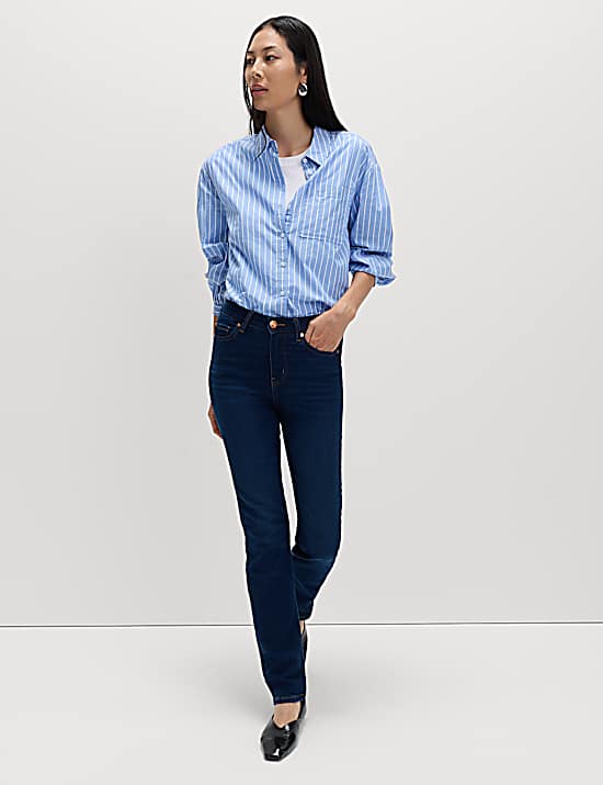 Tailored Striped Longline Waistcoat