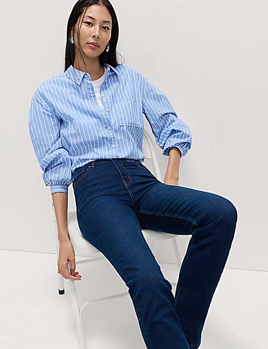 Tailored Striped Longline Waistcoat