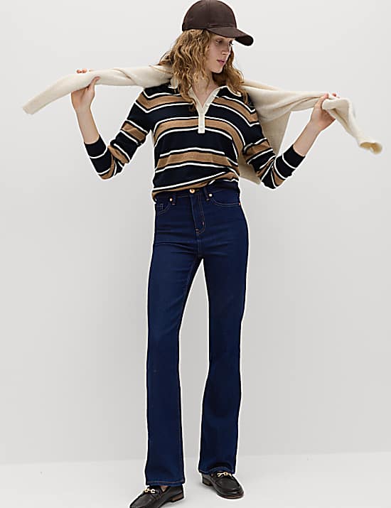 Tailored Striped Longline Waistcoat