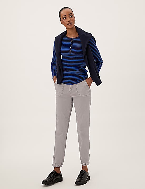 Tailored Striped Longline Waistcoat
