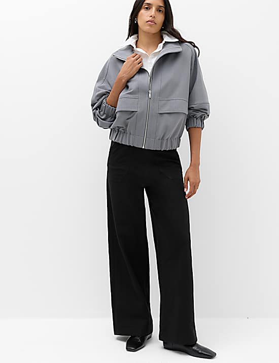 Tailored Striped Longline Waistcoat