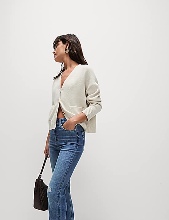 Tailored Striped Longline Waistcoat
