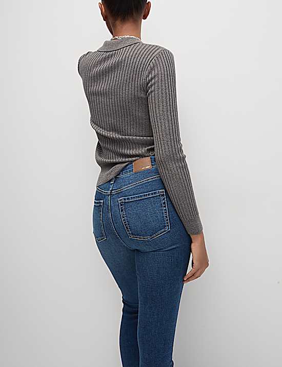 Tailored Striped Longline Waistcoat