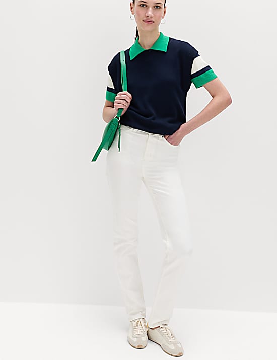 Tailored Striped Longline Waistcoat
