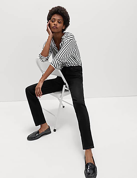 Tailored Striped Longline Waistcoat