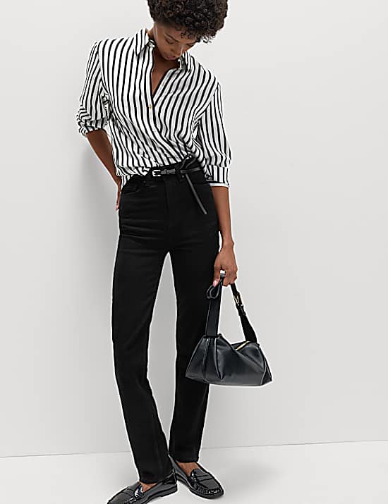 Tailored Striped Longline Waistcoat