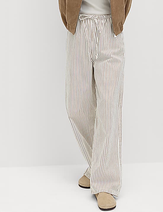 Tailored Striped Longline Waistcoat