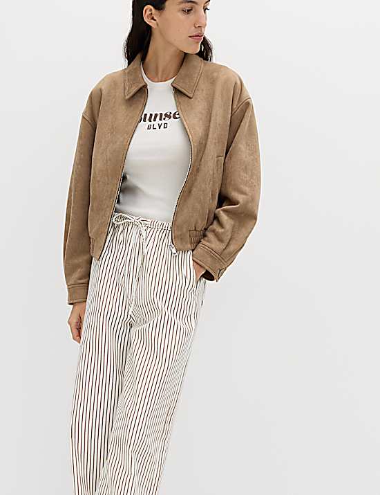 Tailored Striped Longline Waistcoat