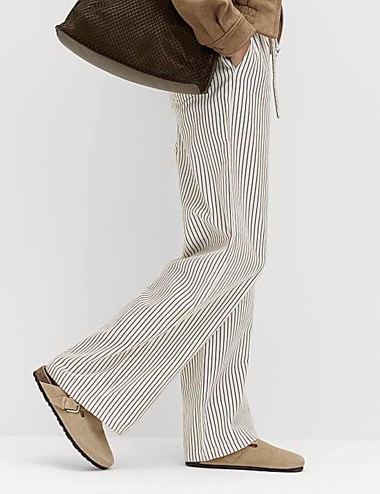 Tailored Striped Longline Waistcoat
