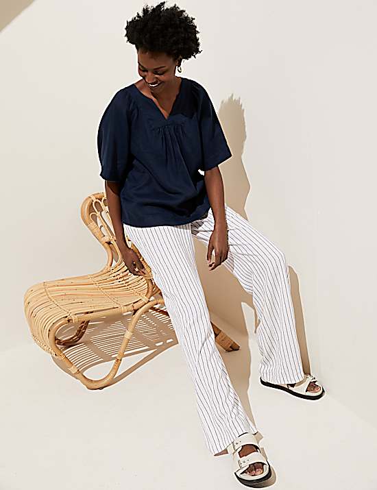 Tailored Striped Longline Waistcoat