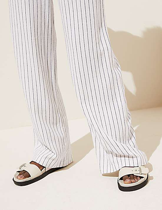 Tailored Striped Longline Waistcoat