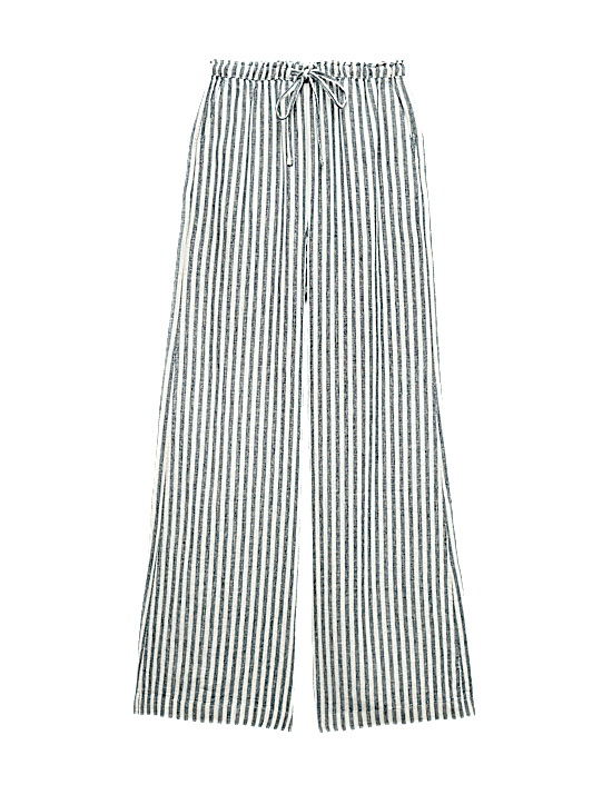 Tailored Striped Longline Waistcoat