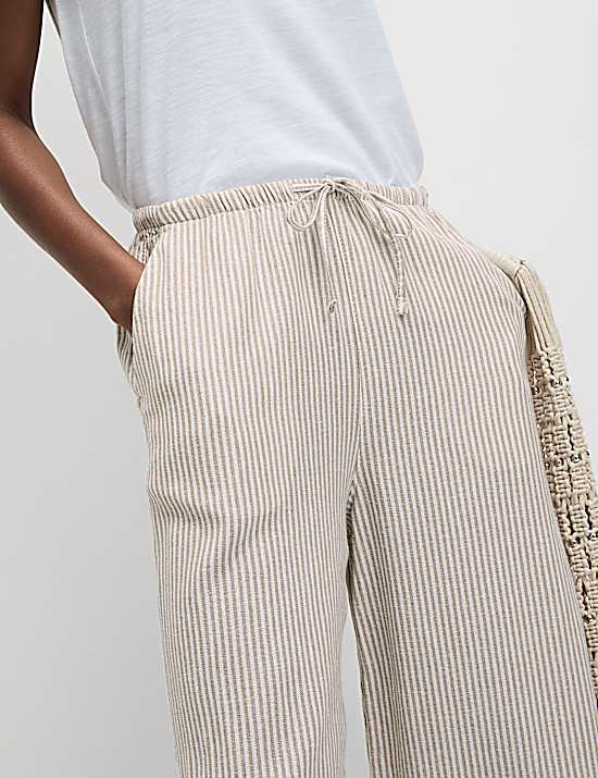 Tailored Striped Longline Waistcoat