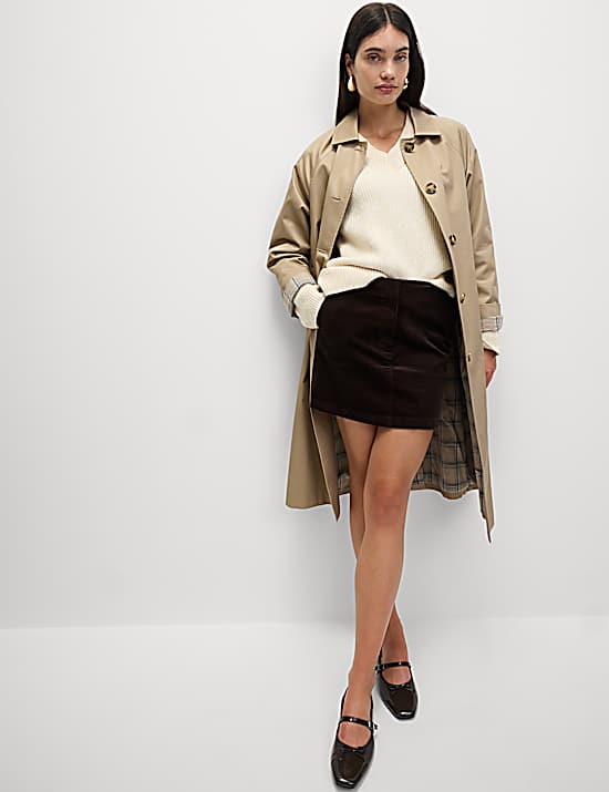 Tailored Striped Longline Waistcoat